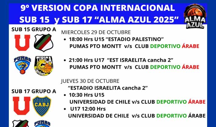 Torneo nº 9  Alma Azul 2025