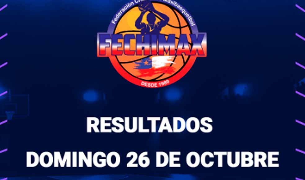 Resultados jornada Domingo 26 de octubre
