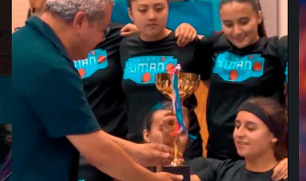 Felicidades a las campeonas de la Escuela de Básquetbol de La Ligua