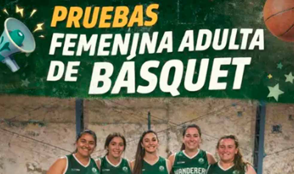 Convocatoria Abierta Basquetbol Femenino Adulto